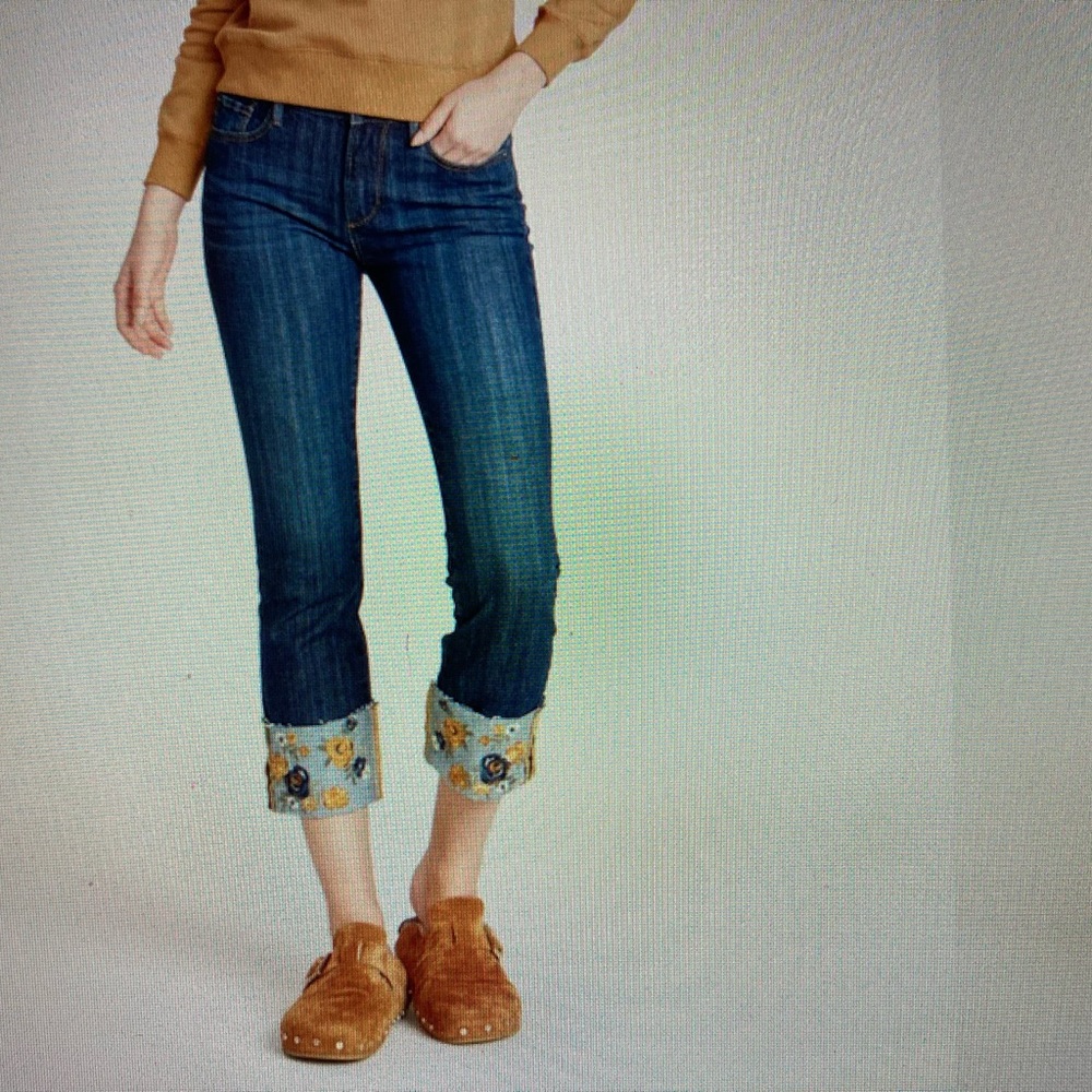 Driftwood Brand Crop Jeans